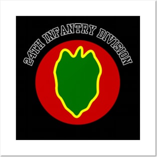 24th Infantry Division - Small Chest Emblem Posters and Art